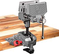 Real Avid Vise - 360° Swiveling Bench Vise for Optimal Positioning, Versatile Applications, 5" Jaw Width Vise for Cleaning