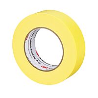 3M Automotive Refinish Masking Tape 388N, 06654, 36 mm x 55 m, Yellow, Crepe Backing, Moisture Resistant