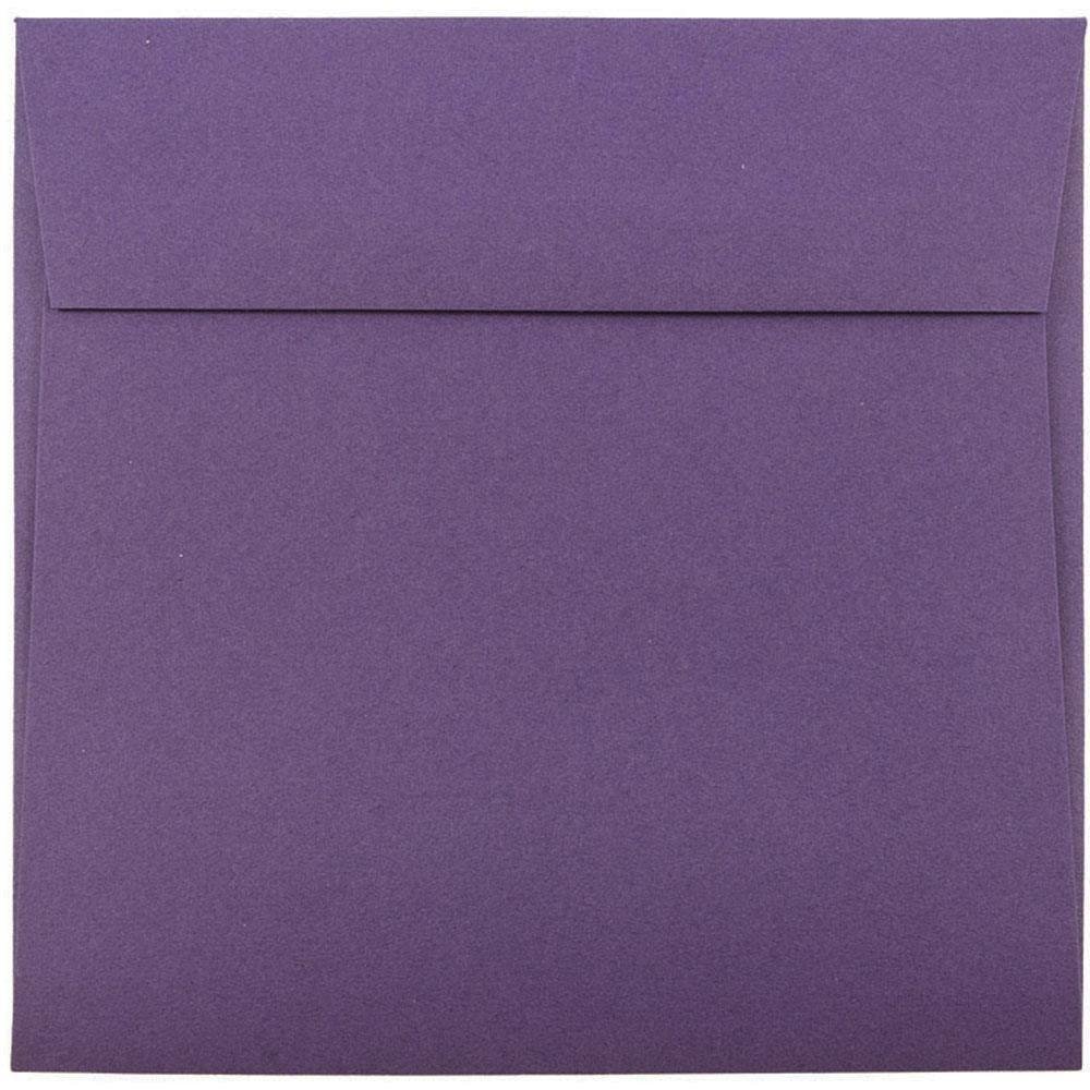 JAM PAPER Premium Dark Purple Invitation Envelopes - 25/Pack