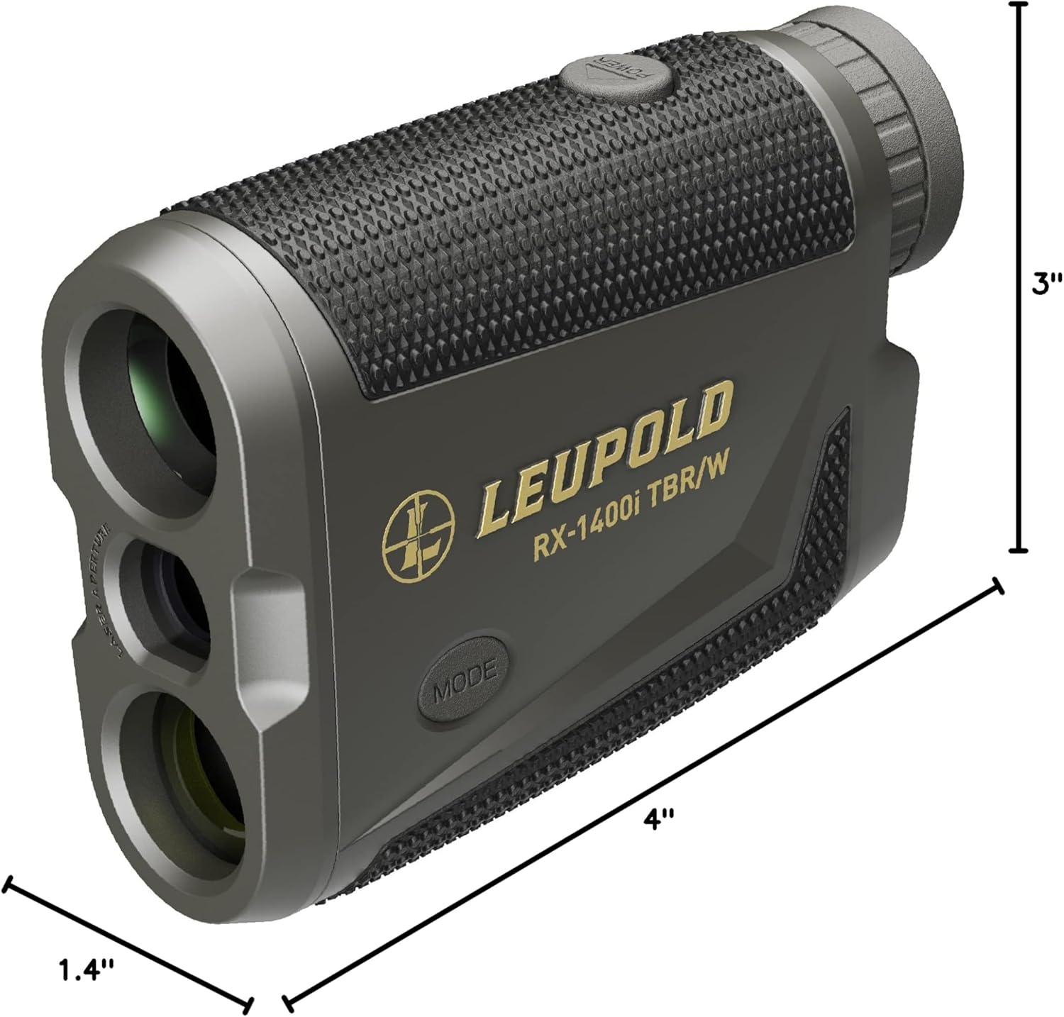 Leupold RX-1400I TBR/W Gen 2 w/Flightpath Rangefinder, Black/Gray