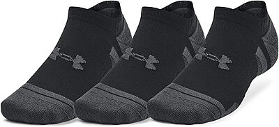 UNDER ARMOUR Unisex UA Performance Tech No Show Socks 3-Pack