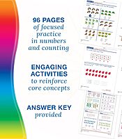 Spectrum Numbers and Counting Preschool to Kindergarten Workbooks, PreK to K Math Book for Kids Ages 4 and Up