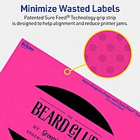 Avery Printable Oval Labels - Sure Feed Print-to-the-Edge