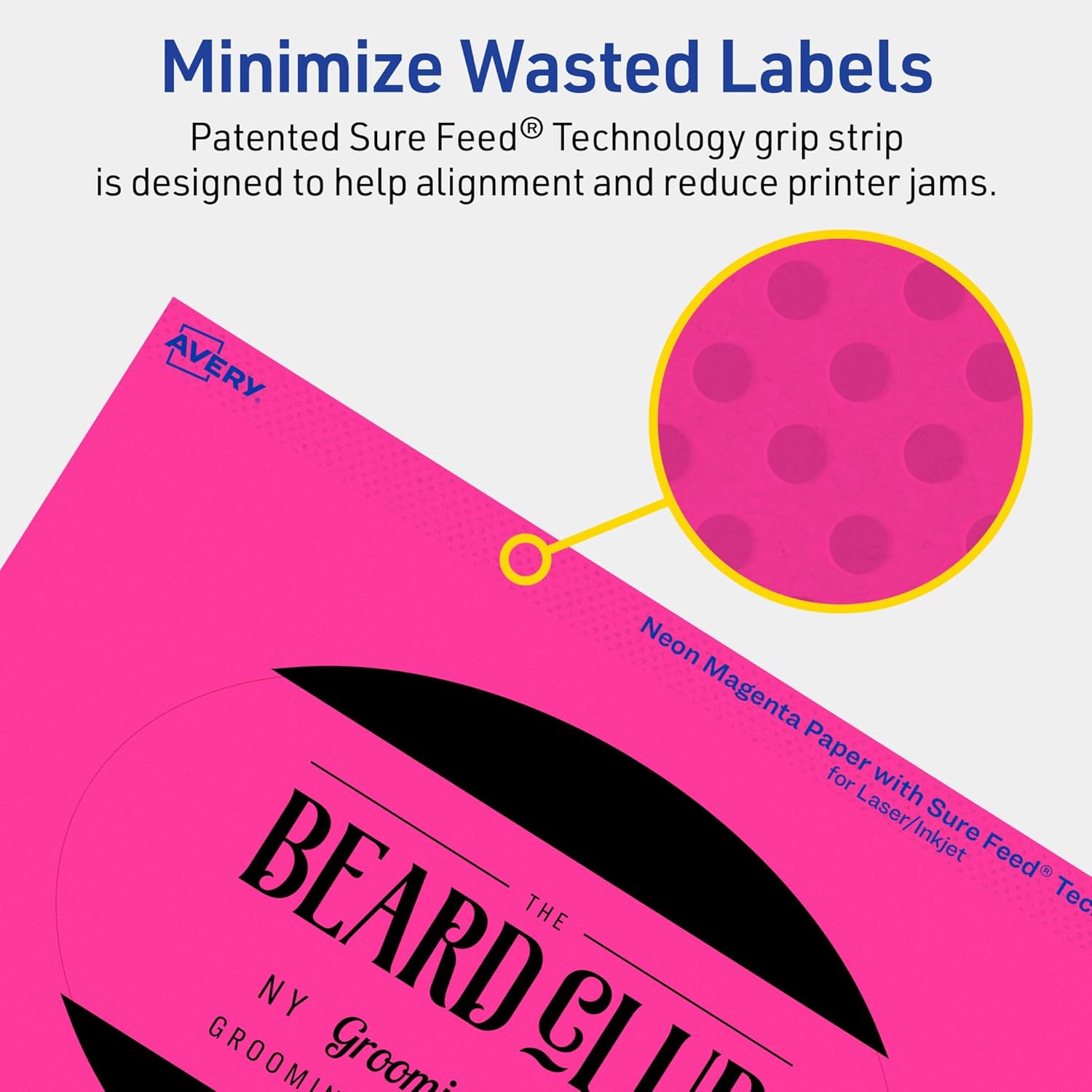 Avery Printable Oval Labels - Sure Feed Print-to-the-Edge