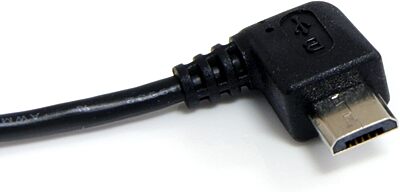 StarTech.com 6 ft. (1.8 m) Right Angle Micro USB Cable - USB 2.0 A to Right Angle Micro B - Black