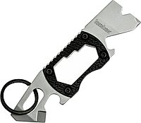Kershaw PT-2 Compact Keychain Pry Tool (8810X); Features Bottle Opener, Two Screwdriver Tips, Pry Bar, Wire Scraper