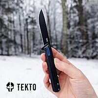 TEKTO F2 Bravo Folding Knife - D2 Steel, Ceramic Ball Bearings