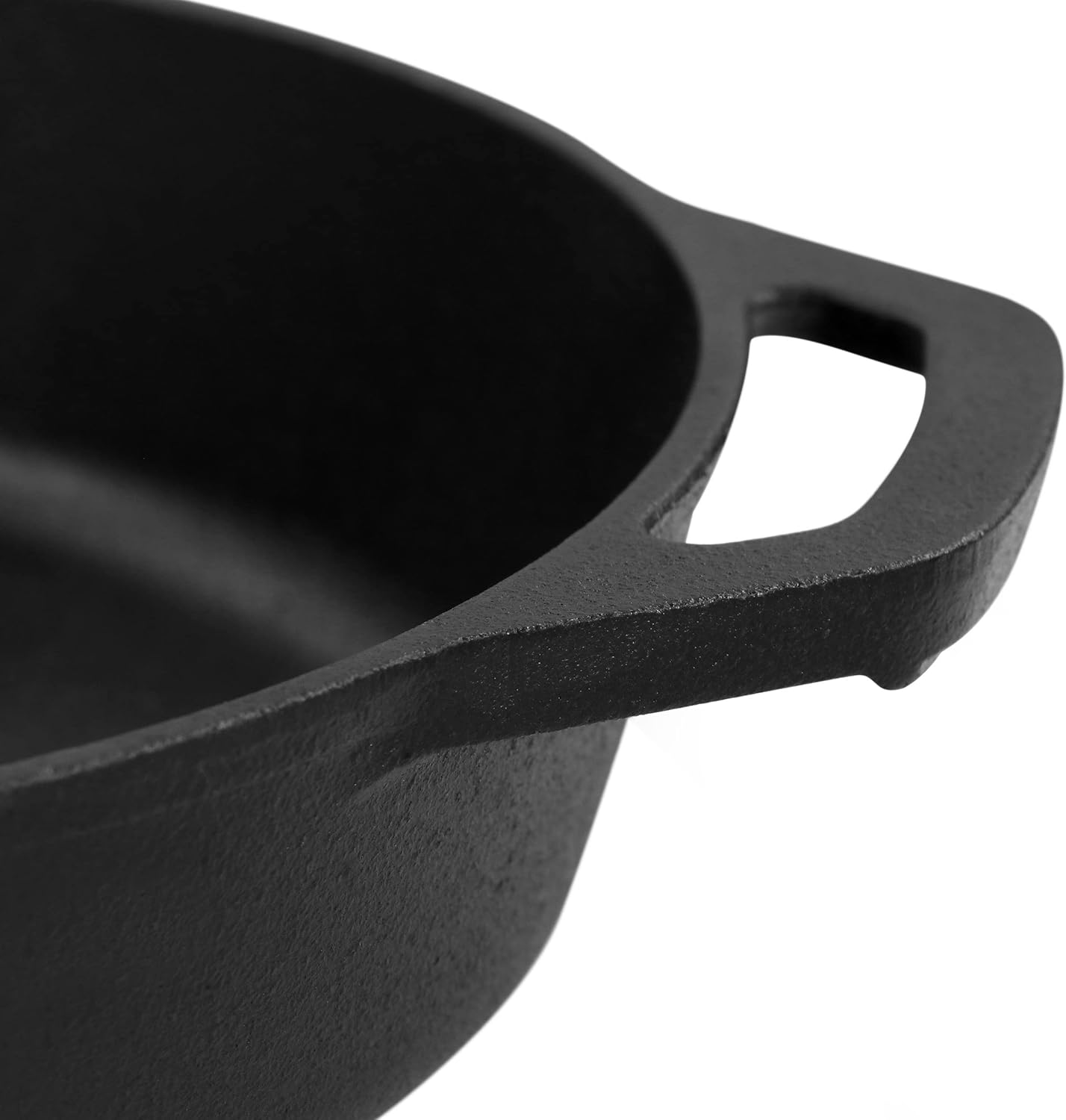 MegaChef Pre-Seasoned Round Cast Iron Frying Pan