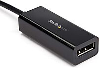 StarTech.com USB C to DisplayPort Adapter - 8K/5K/4K USB Type C to DP 1.4 Alt Mode Video Converter - HBR3/DSC/HDR - 8K 60Hz Thunderbolt 3 Compatible DisplayPort Monitor Display Adapter (CDP2DP14B)