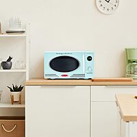 Nostalgia Retro Countertop Microwave Oven