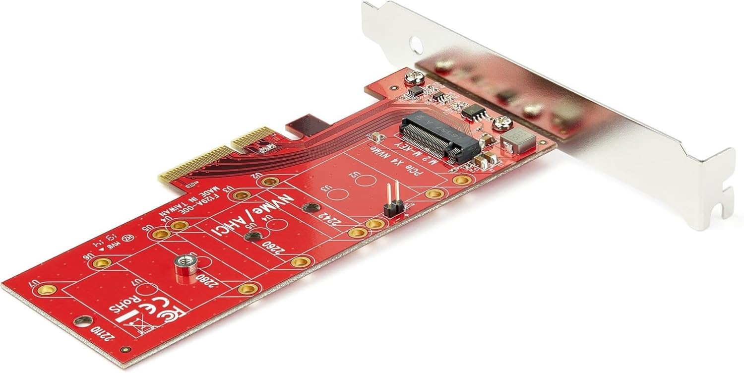 StarTech.com PCIe Adapter Card for M.2 and SATA SSDs