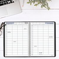 AT-A-GLANCE DayMinder Four Person Daily Appointment Book