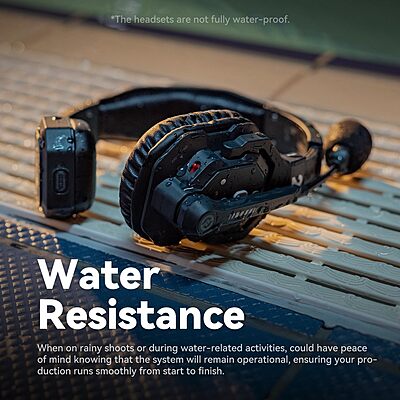 HOLLYLAND Solidcom SE Pro 5S 5-Person Full-Duplex Single-Ear Headset Intercom System (1.9 GHz)