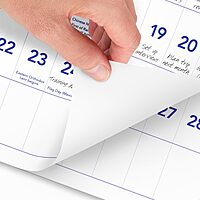 AT-A-GLANCE Three-Month Reference Wall Calendar