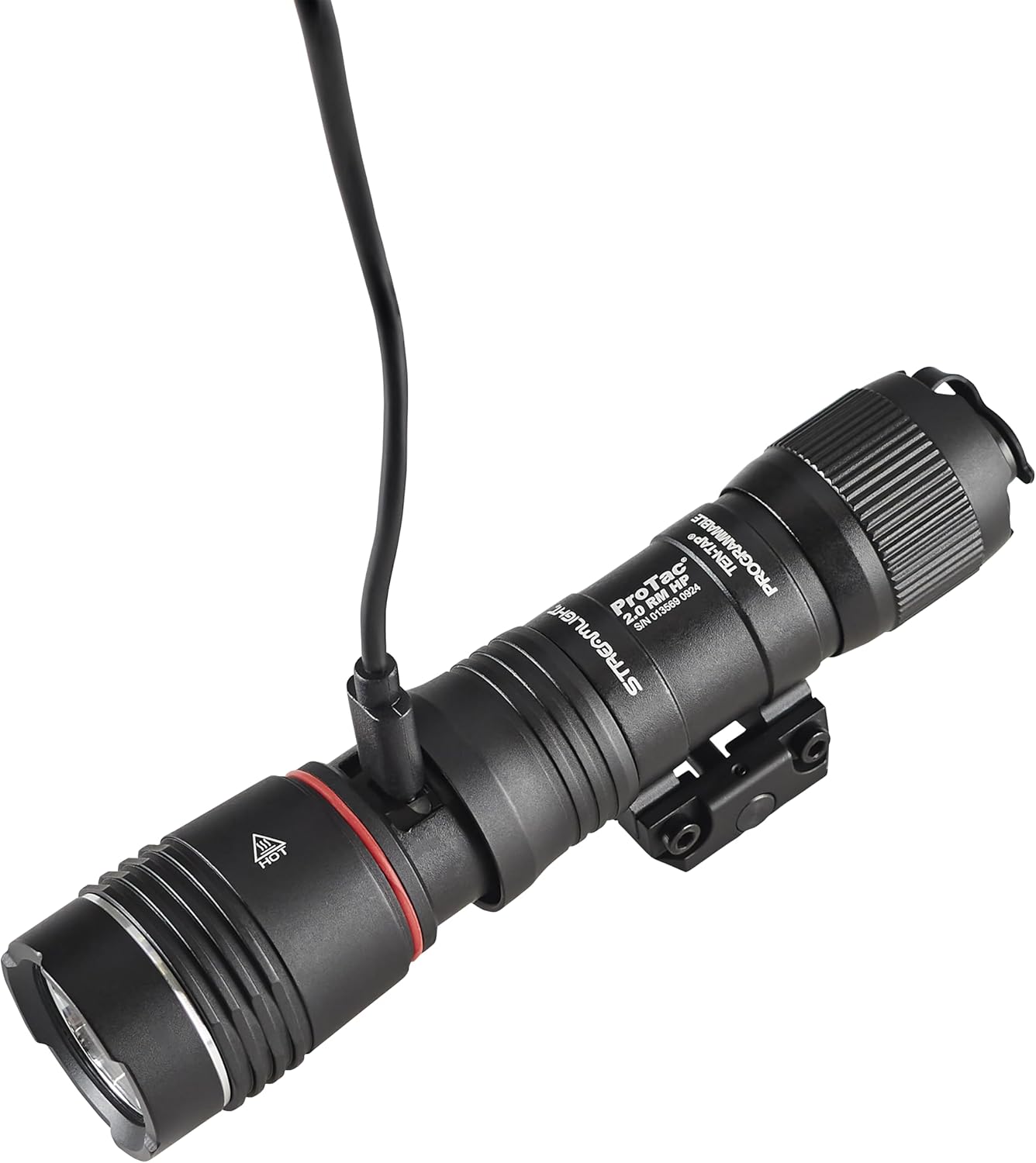 Streamlight 89014 ProTac 2.0 Rail Mount HP 2000-Lumen 85,000-Candela USB Rechargeable Tactical Flashlight with MLOK Mount