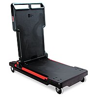 Rubbermaid Commercial Products Convertible Utility Cart/Platform Truck Combination, 400 lb. Capacity, Black
