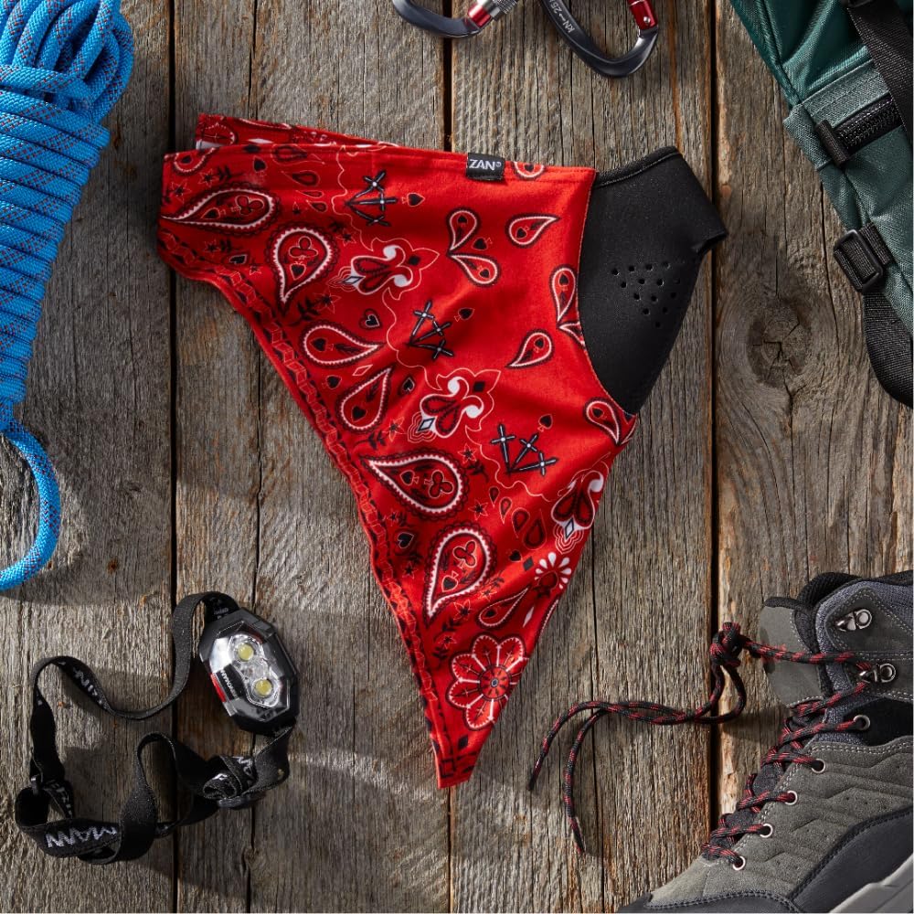 ZANHEADGEAR Neodanna Neoprene Face Mask with Cotton Bandanna