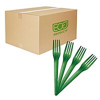 ECO-PRODUCTS Plantware CPLA Compostable Cutlery, Case of 1000