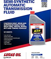 Lucas Oil Semi-Synthetic Sure-Shift Automatic Transmission Fluid