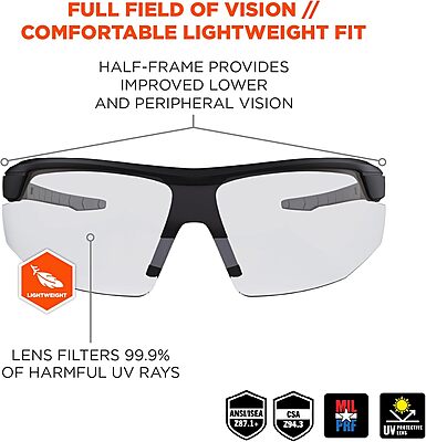 Ergodyne Skullerz SKOLL Safety Glasses