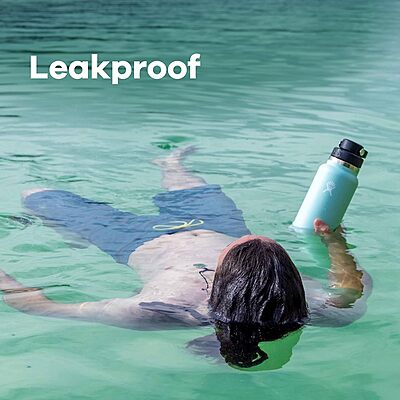 Hydro Flask Insulated Stainless Steel Wide Mouth Bottle with Flex Chug Cap