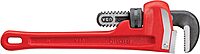 RIDGID 31010 Model 10 Heavy-Duty Straight Pipe Wrench, 10-inch Plumbing Wrench, Red, Black