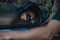 Caldwell Stinger Adjustable Ambidextrous Rifle Shooting Rest with Lightweight Design for Rifle Shooting, Stability, Sight in