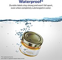 AVERY Durable Waterproof Rectangle Labels, Sure Feed Technology, 3" x 7"