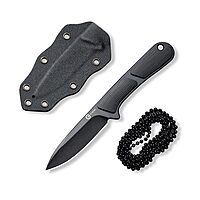 CIVIVI Mini Elementum Fixed Blade Knife with Kydex Sheath and Chain