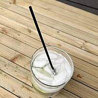 Boardwalk Bulk Cocktail Straws, 8" , Polypropylene, Black, Case of 5,000