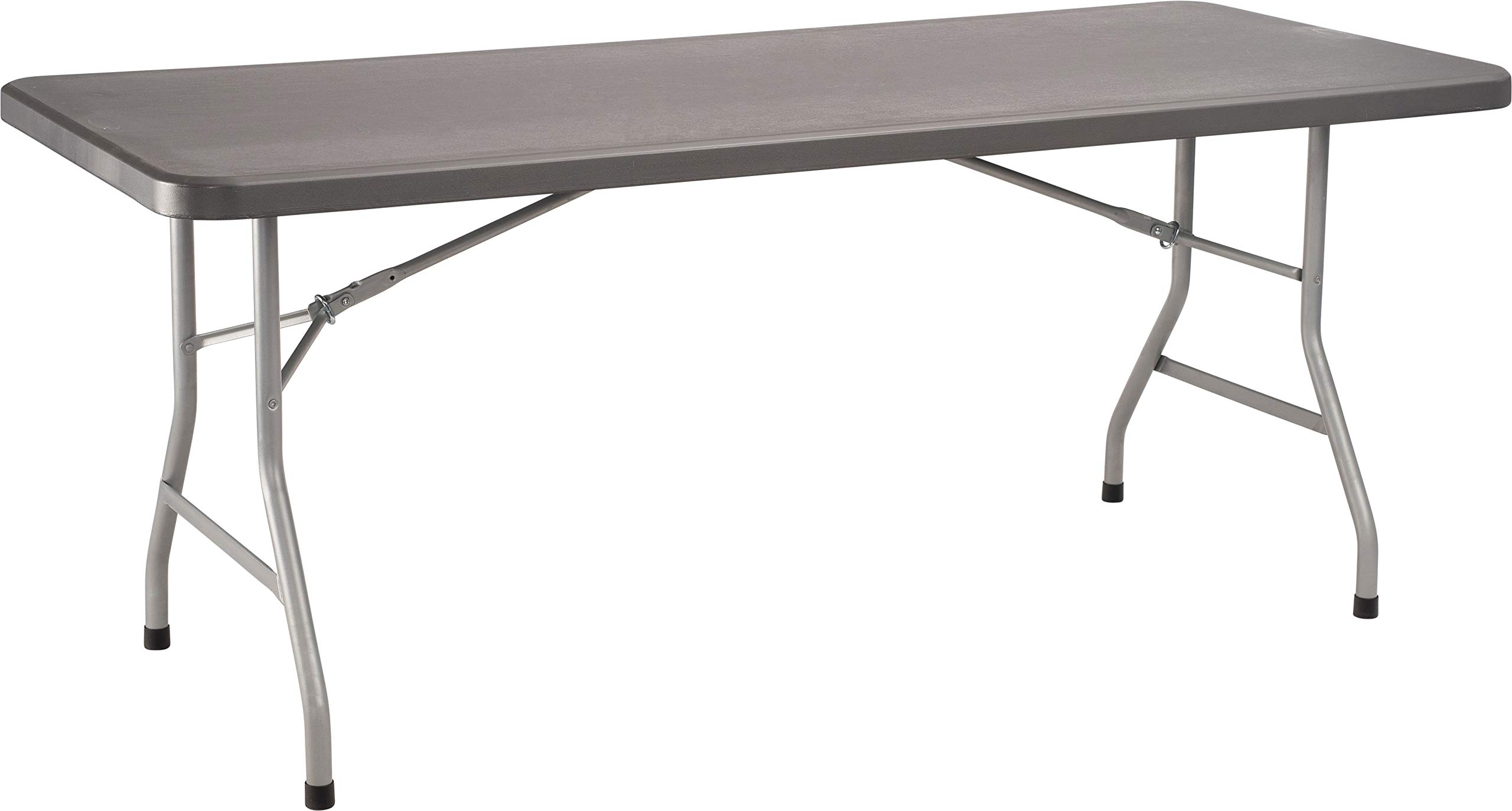 National Public Seating Plastic Folding Table - Heavy-Duty Portable Indoor/Outdoor