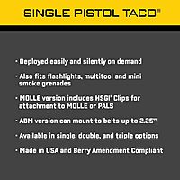 High Speed Gear Pistol TACO Single Magazine Pouch, MOLLE