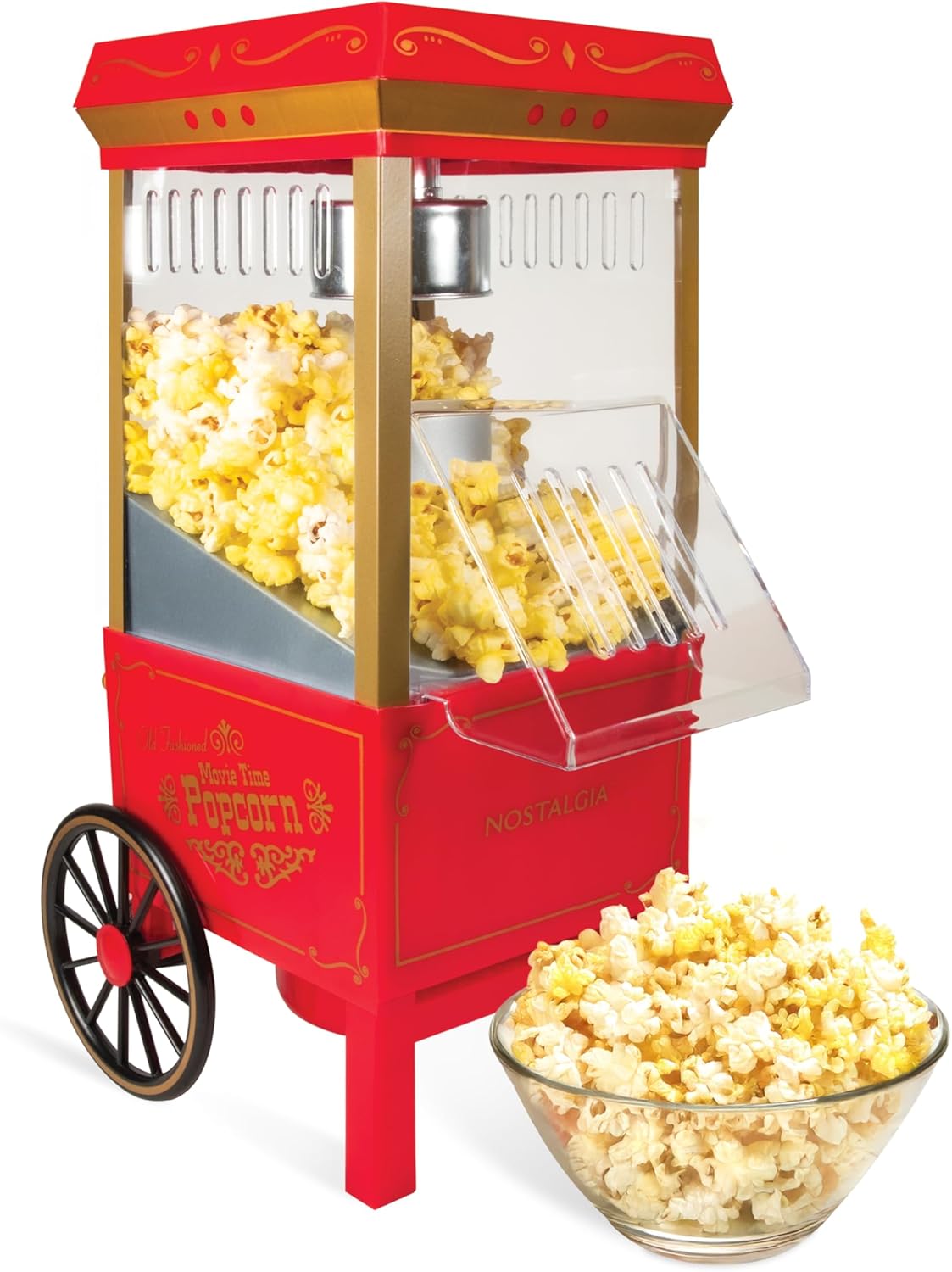 Nostalgia Vintage Hot-Air Popcorn Maker Machine