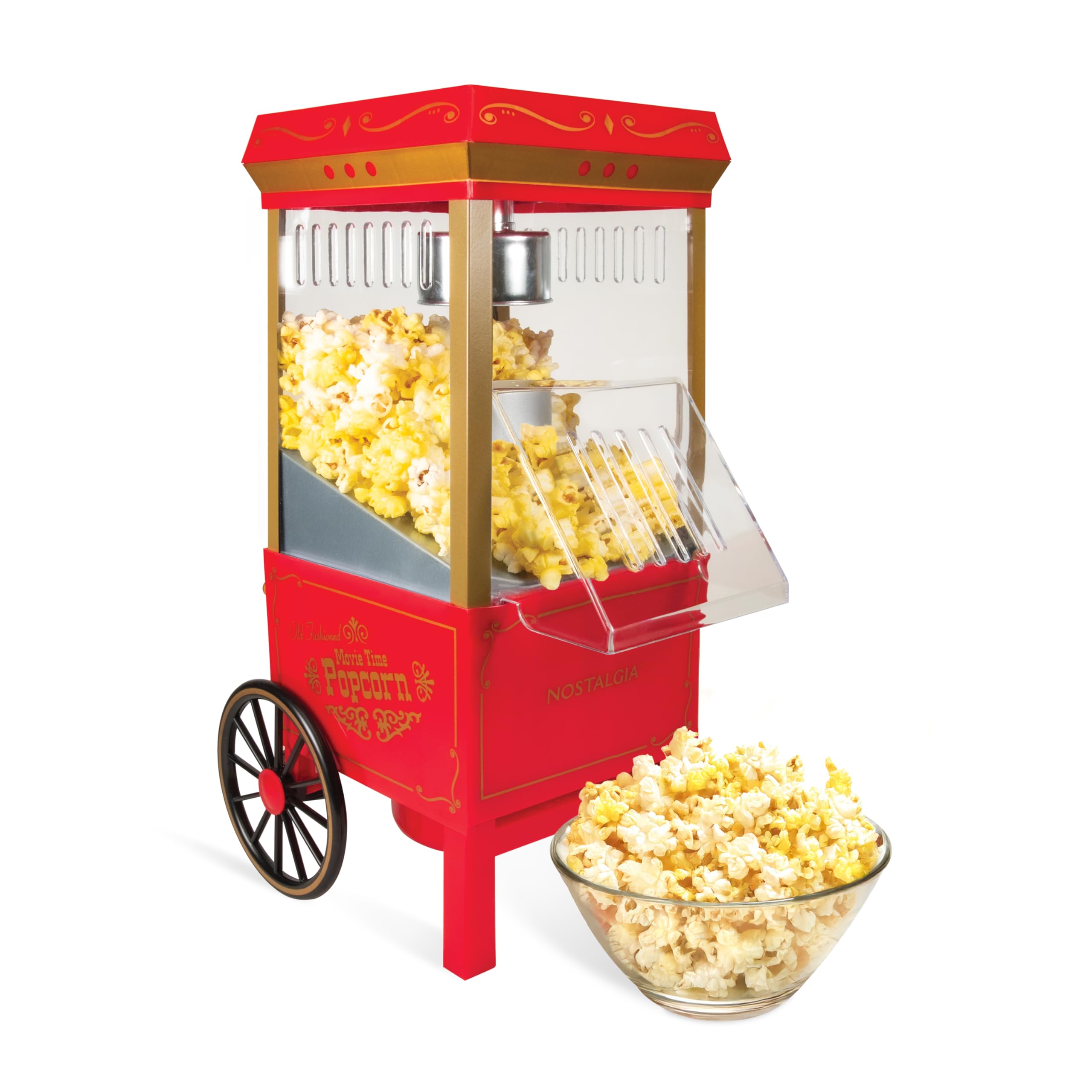 Nostalgia Vintage Hot-Air Popcorn Maker Machine
