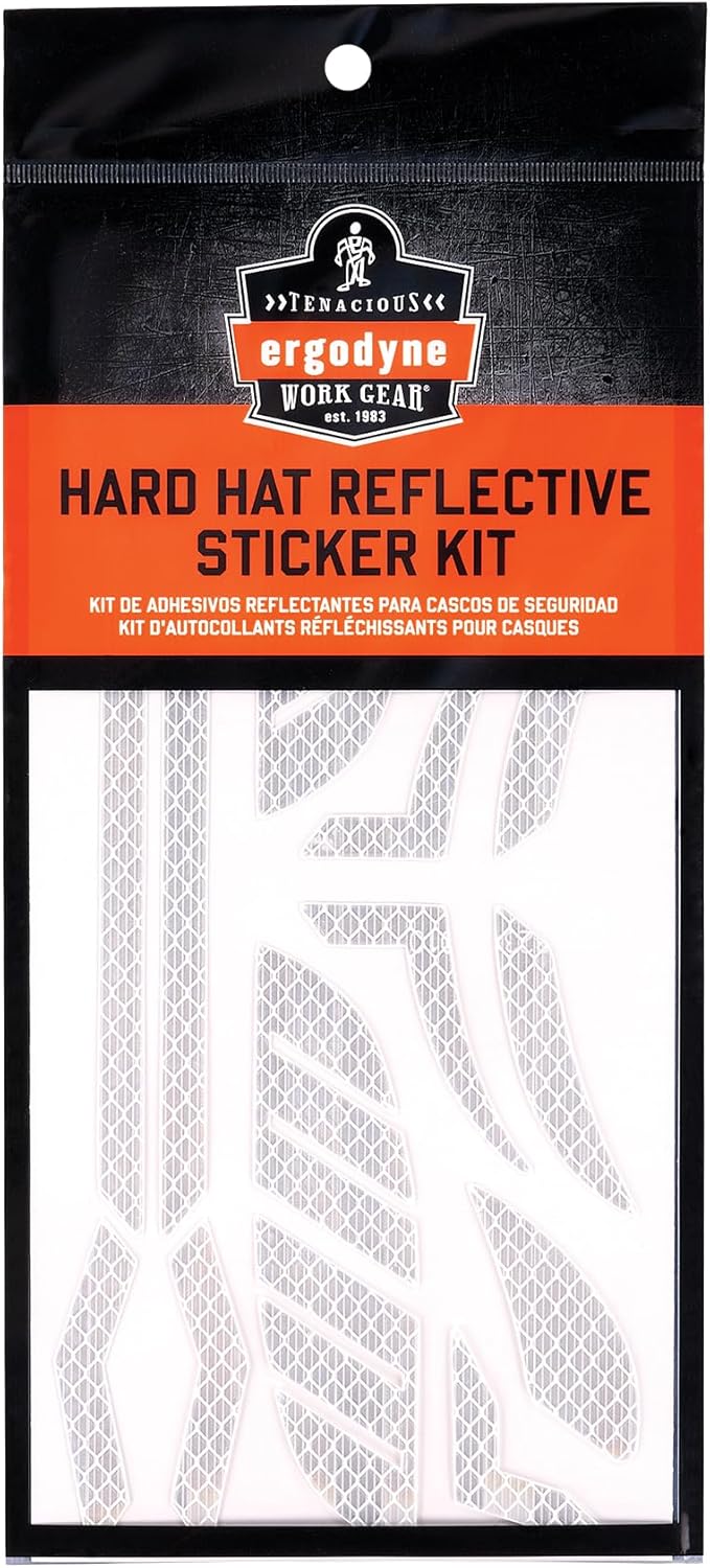 Ergodyne Skullerz 8961 Reflective Hard Hat Sticker Kit