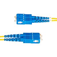 StarTech.com OS2 Single Mode Duplex Fiber Optic Patch Cable, 9/125, 100G, LSZH