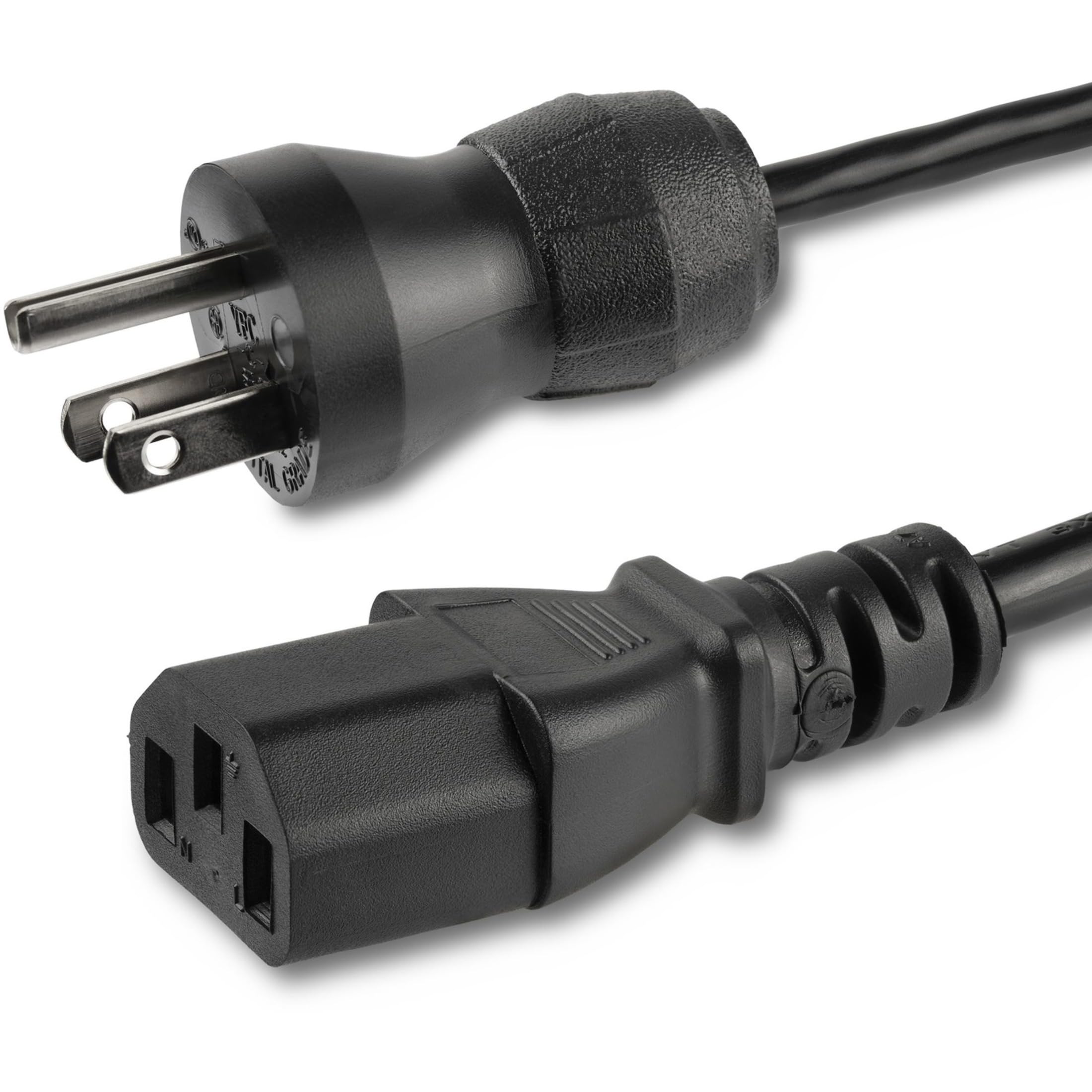 StarTech.com Green Dot Hospital-Grade Power Cords and Extension Cords (NEMA 5-15P to C13 / 5-15R)