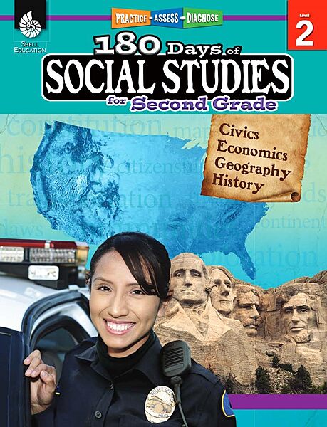 180 Days: Social Studies for 2nd Grade Practice Workbook for Classroom and Home