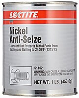 Loctite 51102 Gray LB 771 Nickel Anti-Seize Lubricant, 2400 Degree F Upper Temperature Rating, 1 lb. Can
