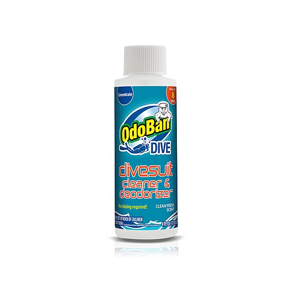 OdoBan Dive No-Rinse Wetsuit Cleaner Concentrate, Fresh Scent, 4 Oz
