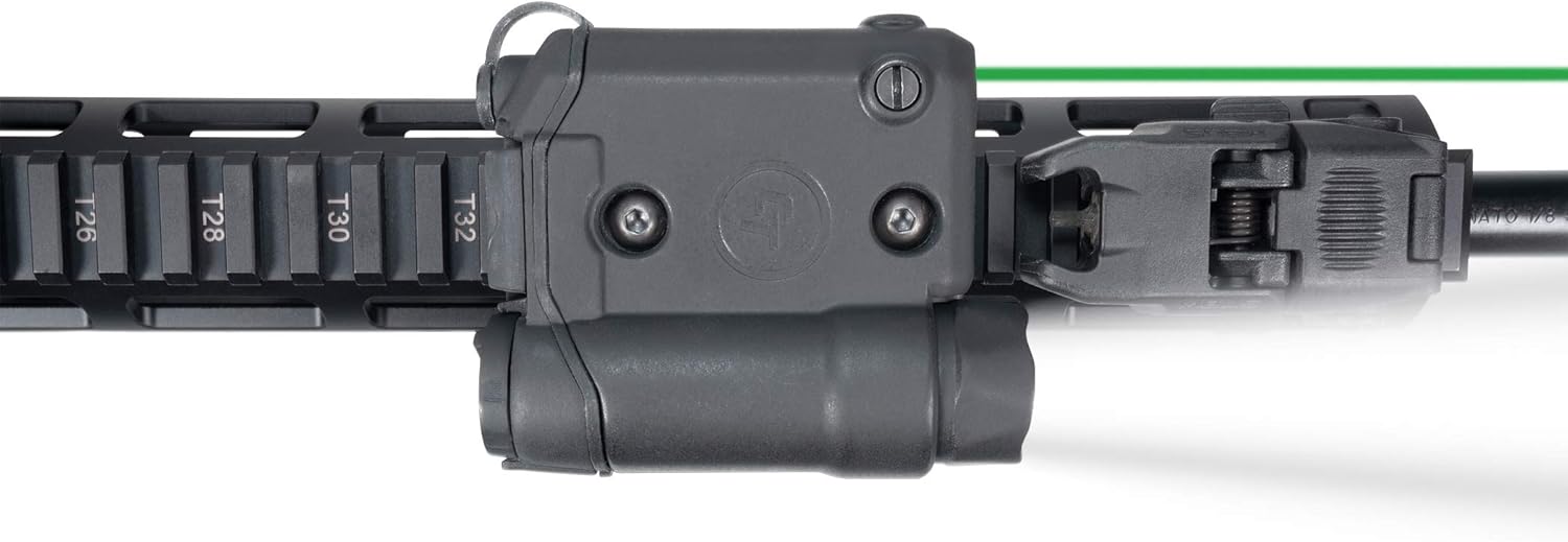 Crimson Trace CMR-301 Railmaster Pro with Green Laser, Adjustable 1000 Lumen LED Flashlight and Rechargeable Battery