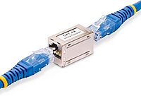 StarTech.com Shielded RJ45 Coupler, Inline Cat6a Coupler, Female to Female (F/F) T568B Pinout
