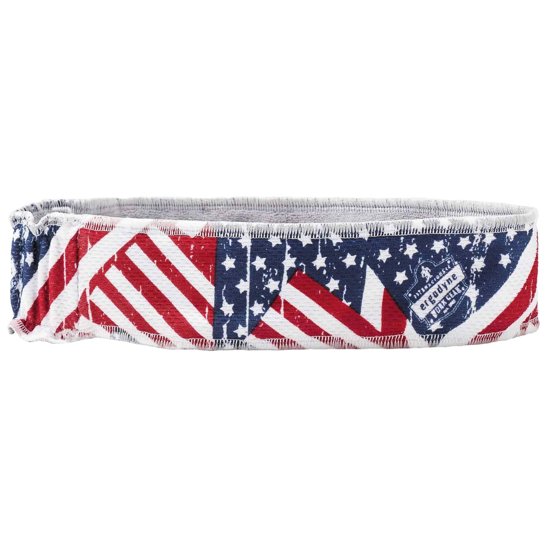 Ergodyne Unisex Adult High Performance Headband - Terry Cloth Sweatband - One Size - Red, White