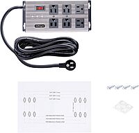 StarTech.com Industrial Power Strip PDU 125V/15A with EMI/RFI Isolation and Surge Protection
