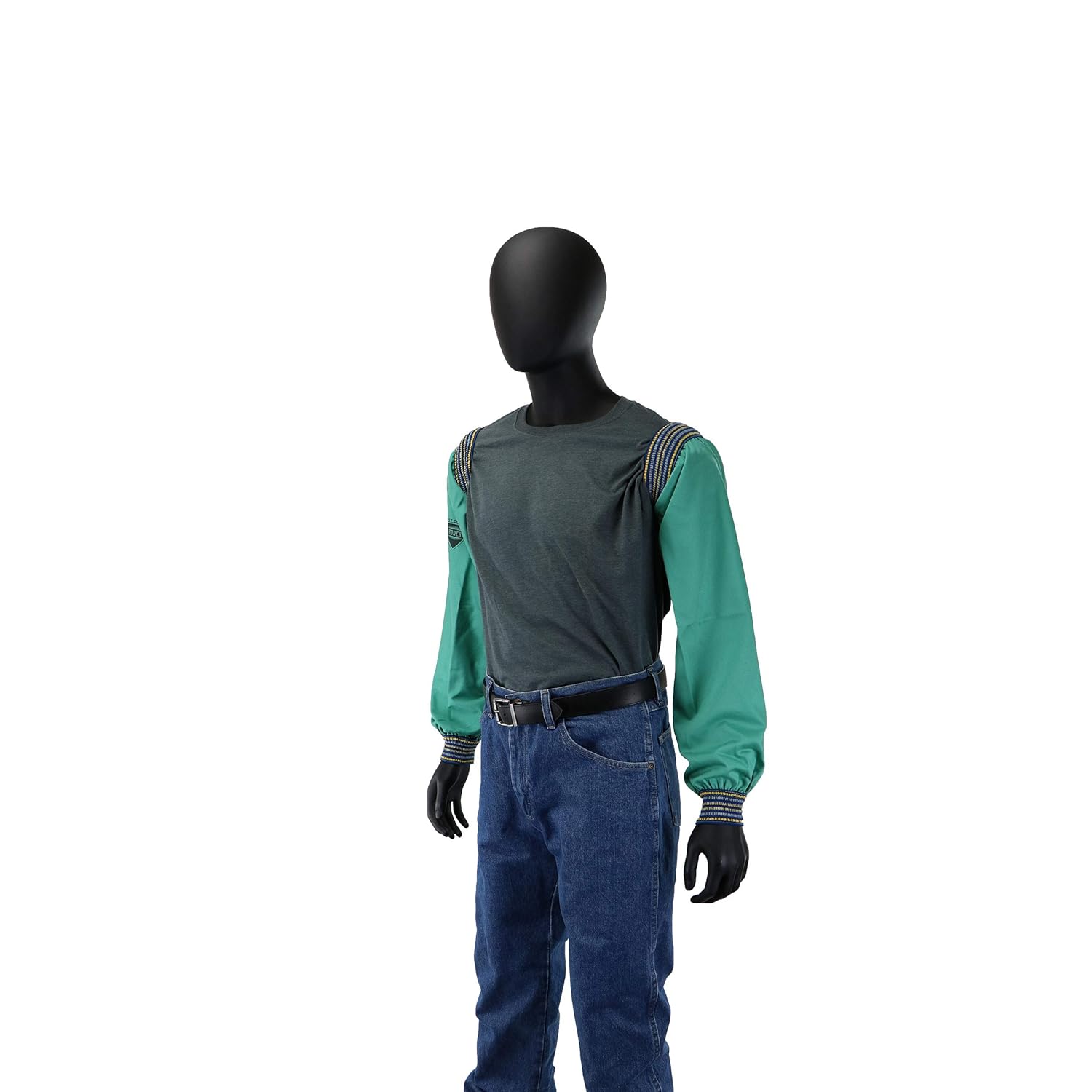 IRONCAT IRONTEX 7070 Flame Resistant Cotton Sleeves – 18 in. Welding Sleeves with 2 in. Elastic on Both Ends 18"