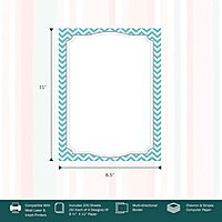 BARKER CREEK Designer Computer Paper Set, Letter Size 8.5 x 11, 200 Sheets (4 Designs)