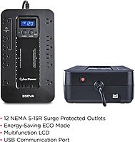 CYBERPOWER Ecologic UPS Battery Backup & Surge Protector