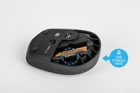 Logitech B170 Wireless Mouse, 2.4 GHz with USB Nano Receiver, Optical Tracking, 12-Months Battery Life, Ambidextrous, PC/Mac/Laptop - Black
