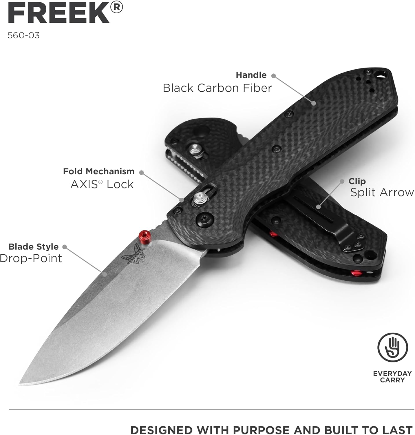 BENCHMADE Freek 560 Folding Knife