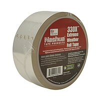 Nashua 330X/SI250 330X Extreme Weather Foil Tape, 3.5 mil Thick, 50 yd. Length x 2" Width, Silver